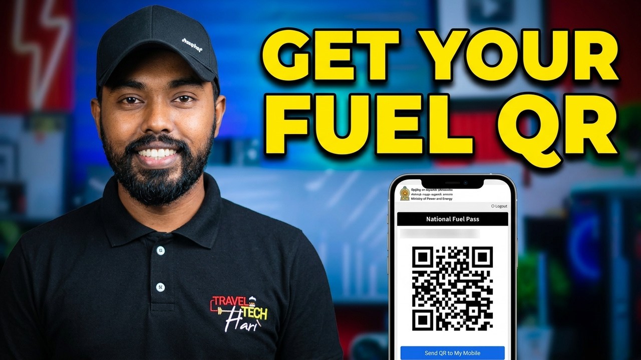 How to get National Fuel Pass Sri Lanka|Petrol / Diesel Fuel QR Pass Tamil Travel Tech Hari