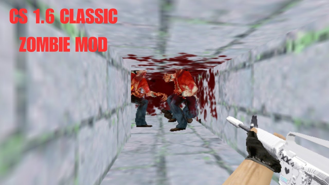 p1ng2o on zm_italy_001_gz | CS 1.6 Zombie Mod Full Map Gameplay