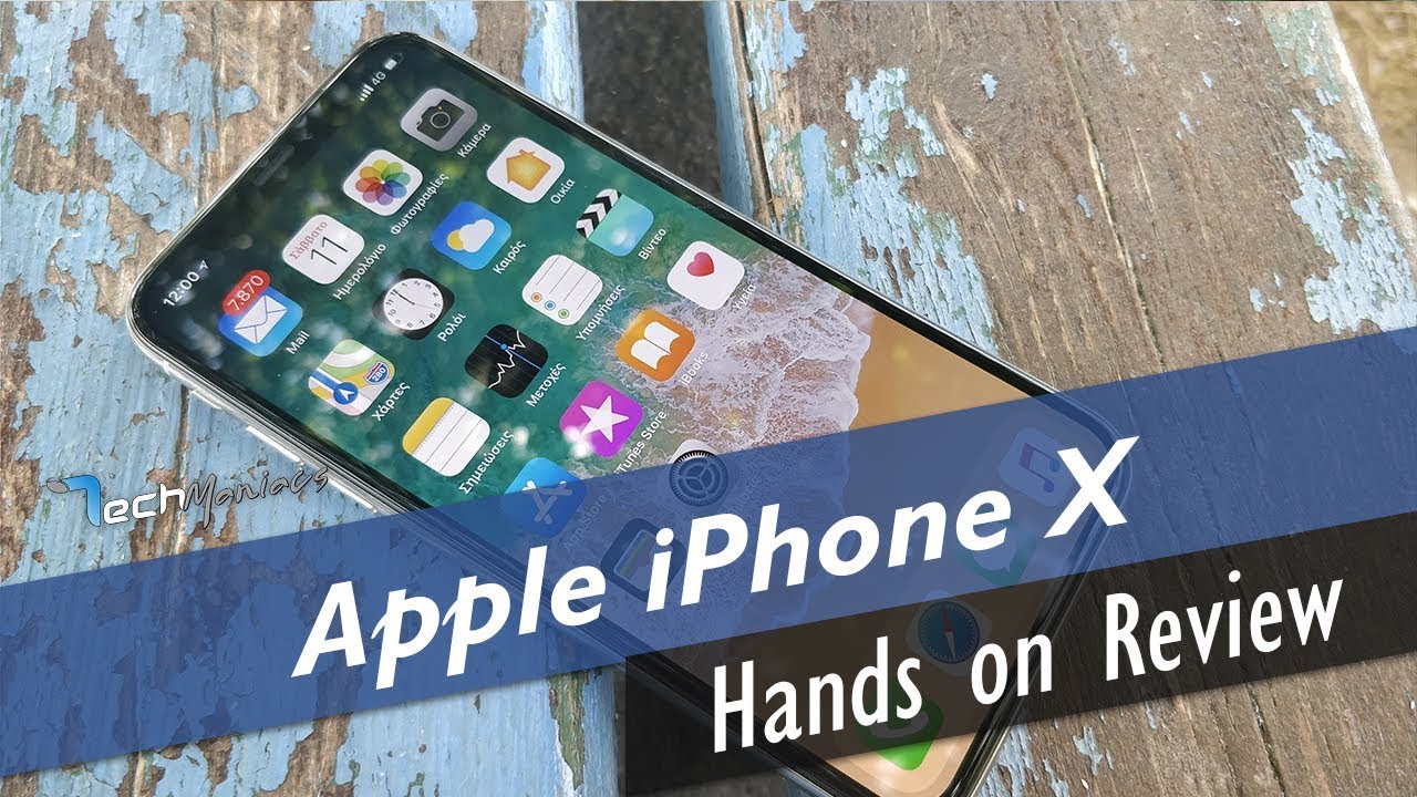 Apple iPhone X Hands on Review Greek