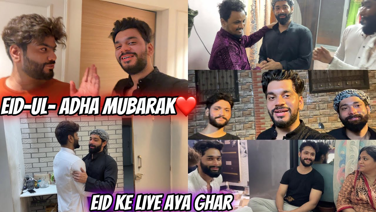 Eid-Ul-Adha Mubarak❤️| Abresh Aya Eid Se Phele Ghar| Zeeshan And Abresh