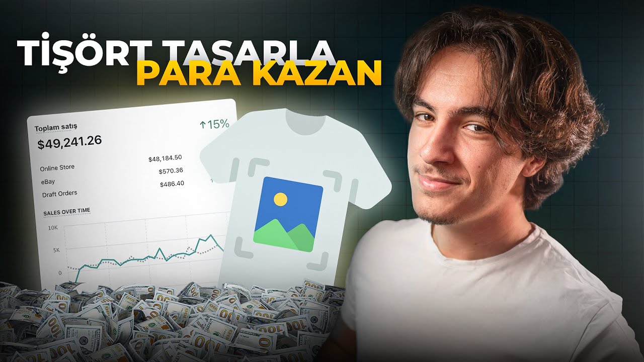 Kendi &Uuml;r&uuml;nlerini KOLAYCA Satarak Para Kazan 🔥 (Tiş&ouml;rt Tasarla Para Kazan)