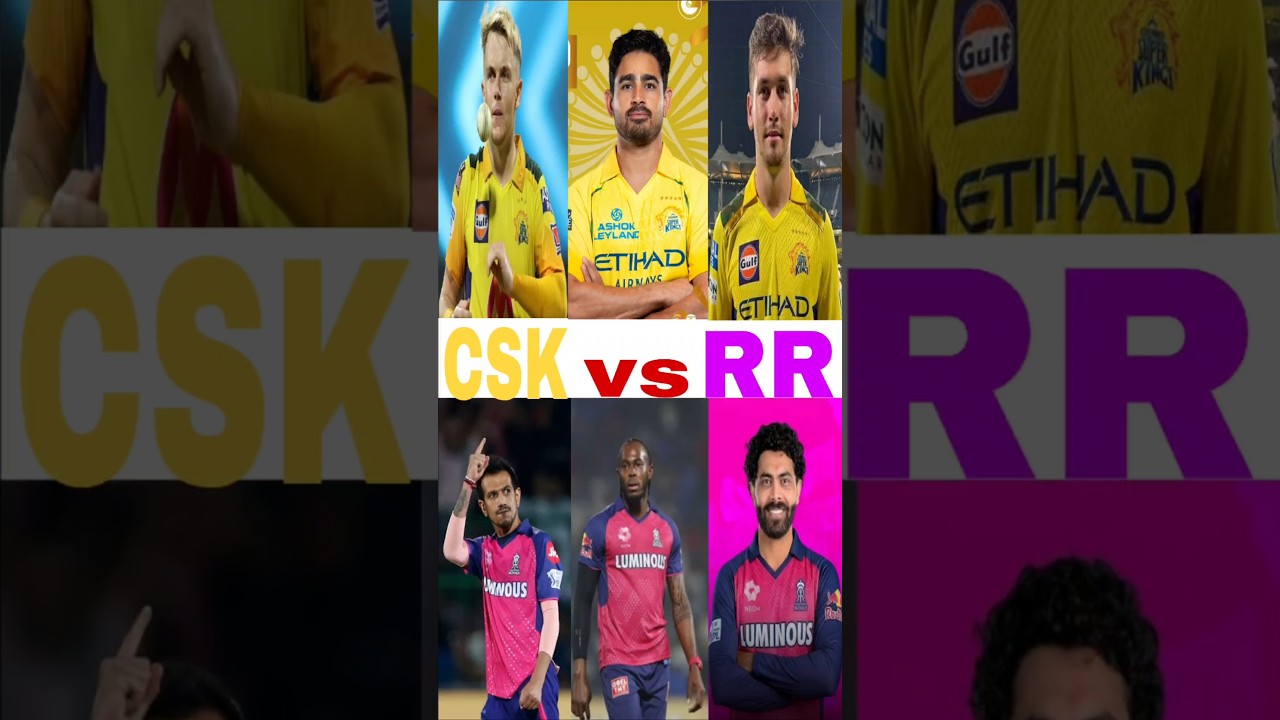 CSK vs RR Sam curran vs Mukesh vs Noor Ahmed vs chahal vs Archer vs Jadeja #cricket #viral #shorts 🤯