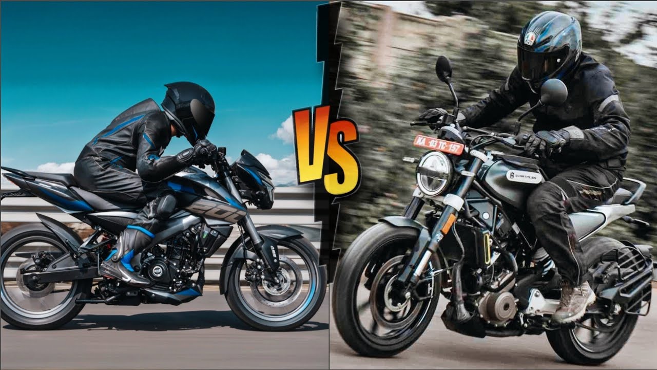HUSQVARNA SVARTPILEN 250 (BS6) VS BAJAJ PULSAR NS200 (BS4) TOPEND RACE⚡️|TOUGH COMPETITION!💀