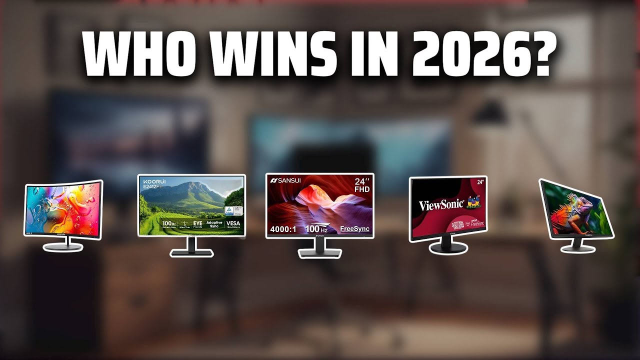 The Top 5 Best 24 Inch Monitors in 2026 - Must Watch Before Buying!