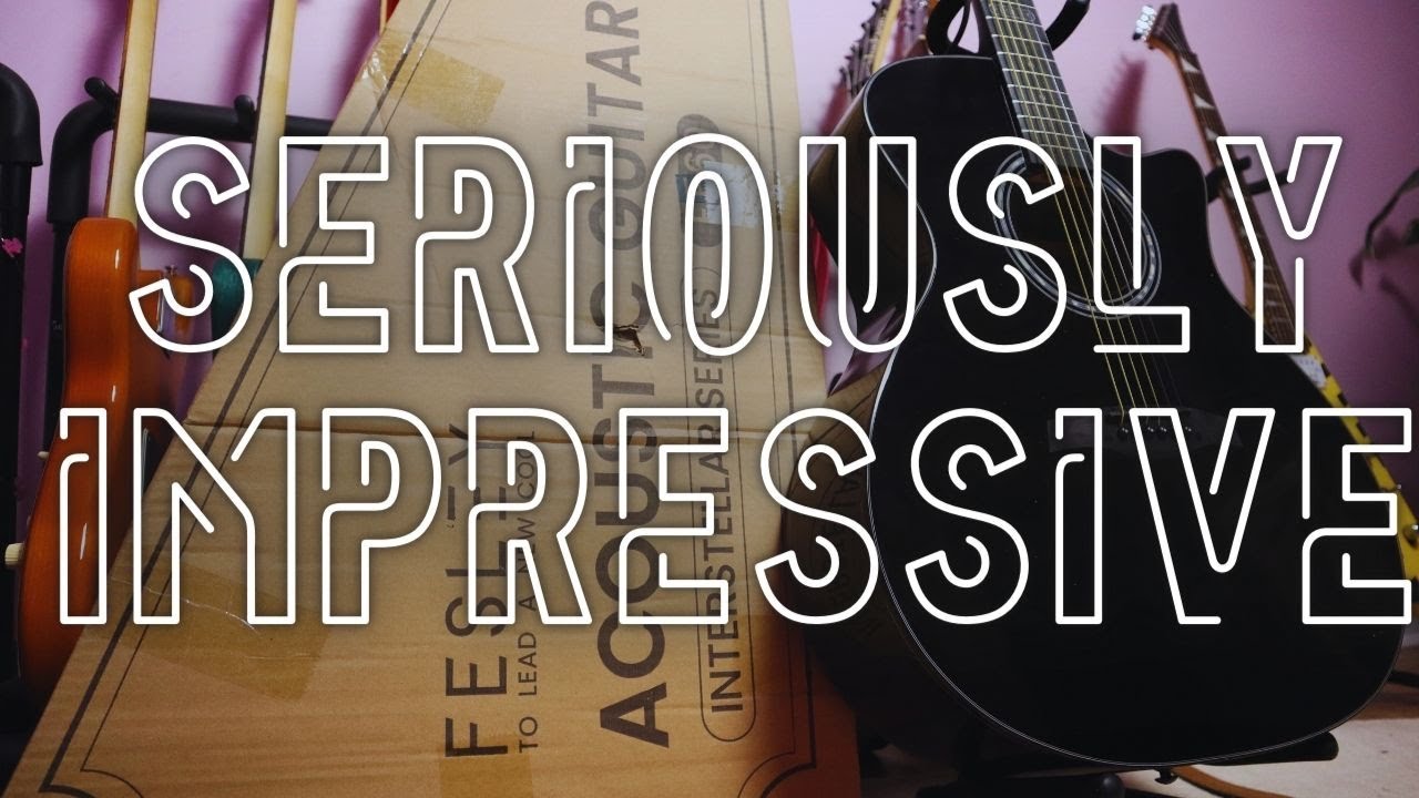 The BEST ACOUSTIC Guitar on Amazon!? | Fesley FF60 Review