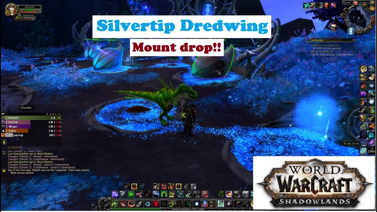 Silvertip Dredwing mount drop.