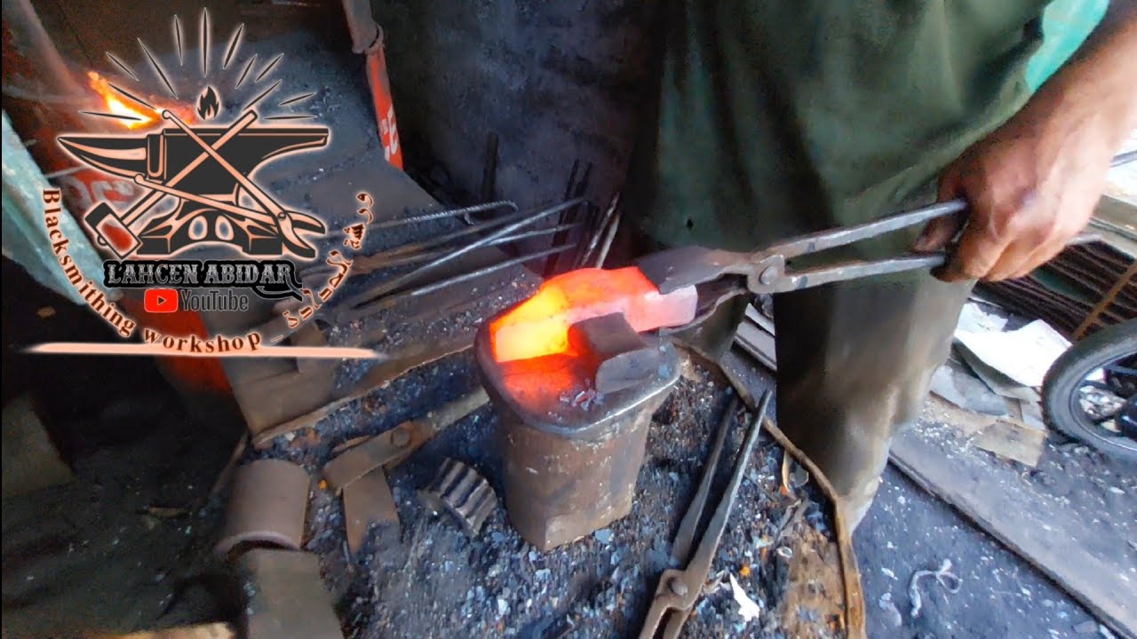كيفية صنع مطرقة حداد من الفولاذ / How to make a blacksmith's hammer from steel