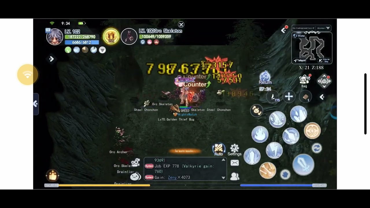 The Ragnarok- Scholar agi type- lvl 100 elemental dungeon