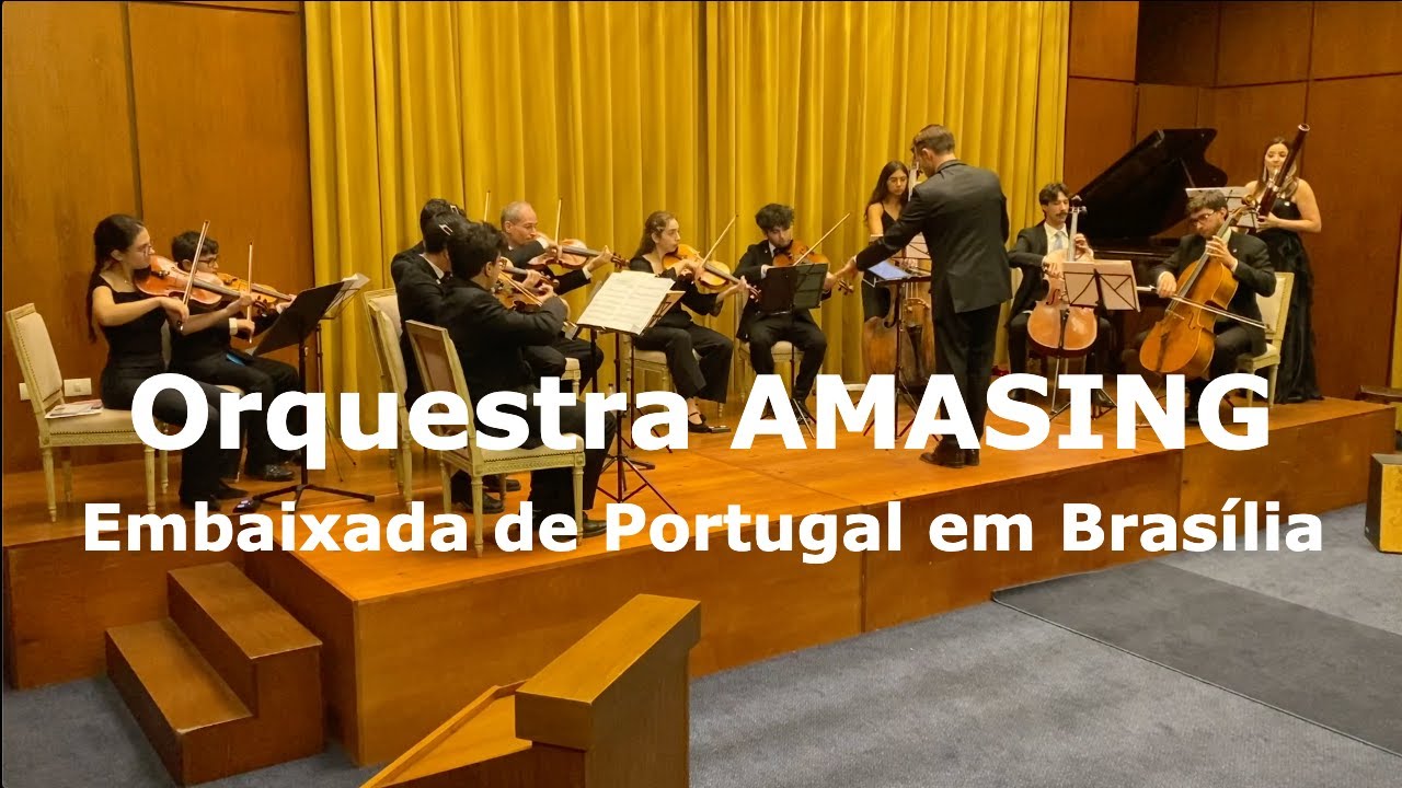 Concerto na Embaixada de Portugal em Brasília com Orquestra AMASING 08/08/2025