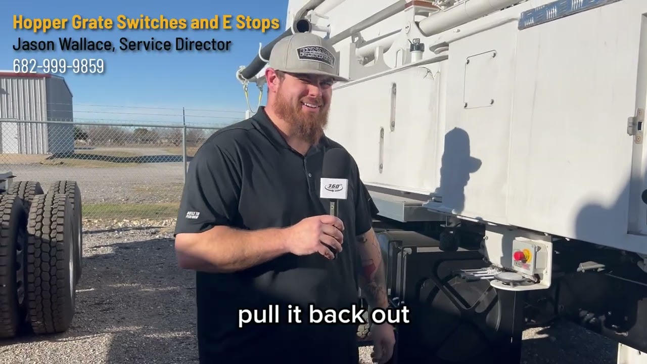 DY Concrete Pumps - Hopper Safety Switches and E-Stops