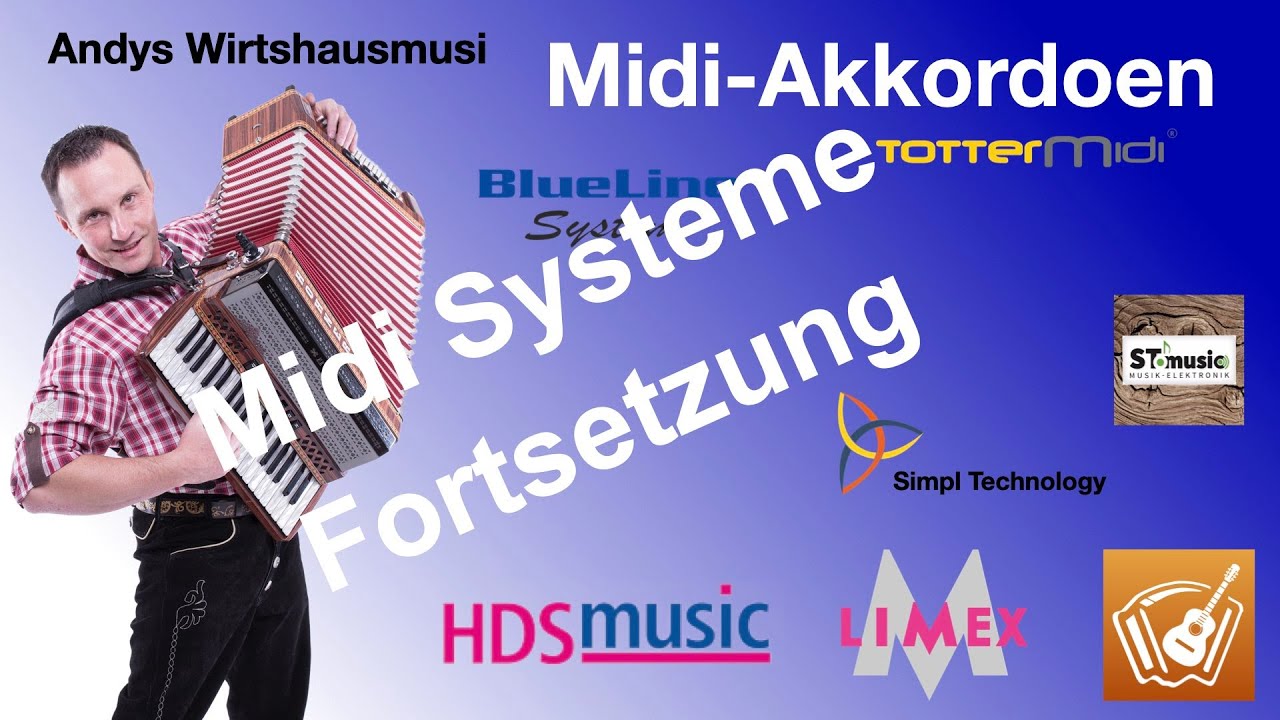 Midi Akkordeon Midisysteme Fortsetzung Simpl Wireless Music SE, Herzing Soundboard