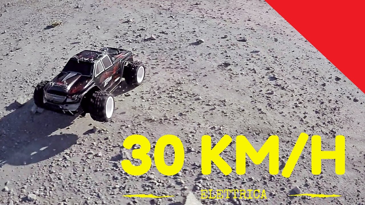 Macchina radiocomandata elettrica velocissima a 30 km/h e 4X4