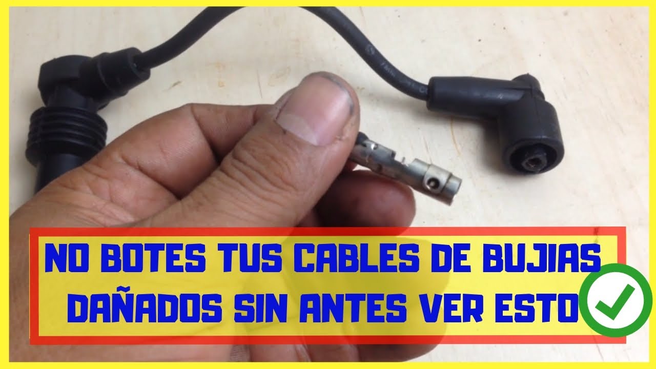 Como Reparar Cable de Bujía Dañado