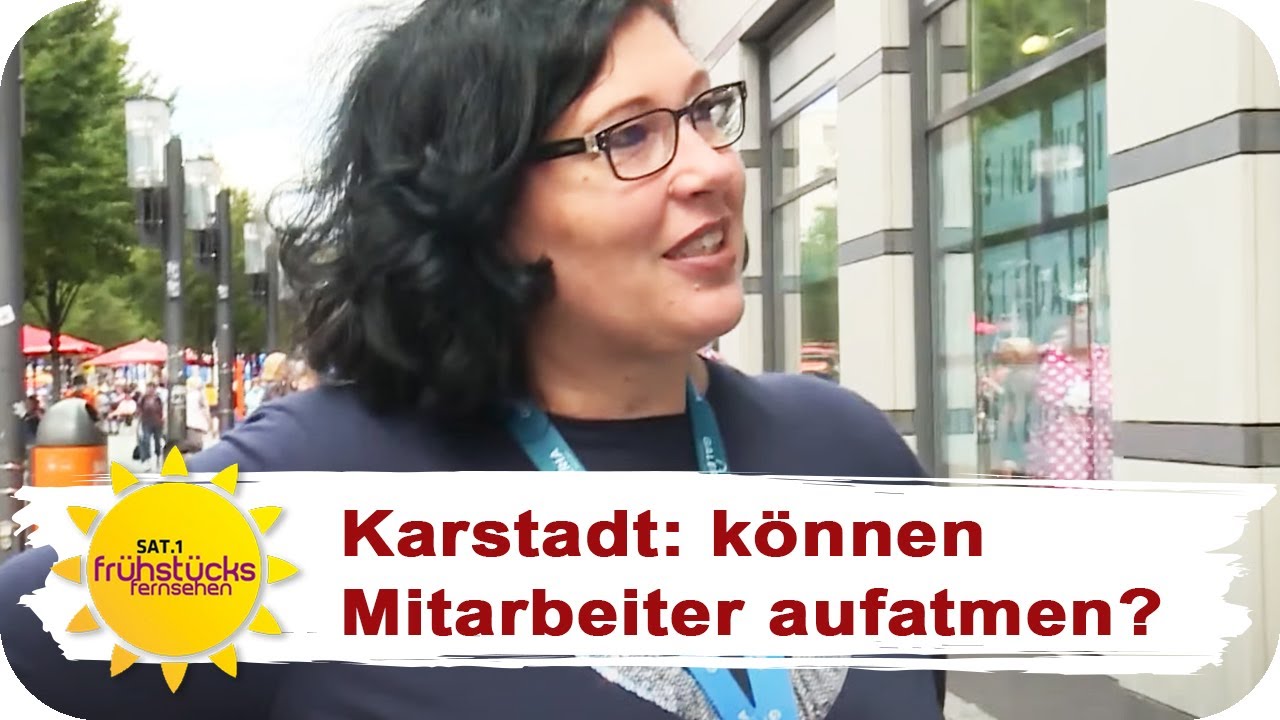 Nach Kollaps: Karstadt-Rettung in letzter Sekunde? | SAT.1 Frühstücksfernsehen
