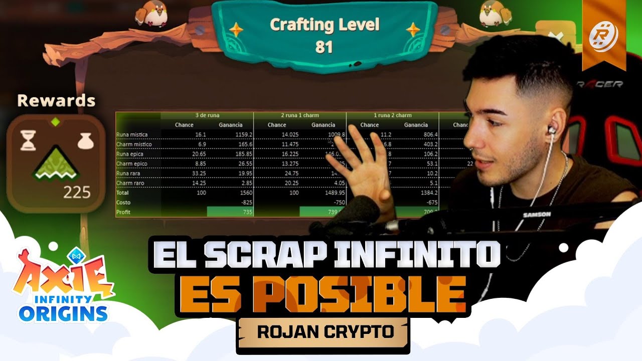 ¿CÓMO OBTENER SCRAP INFINITO EN AXIE ORIGINS?