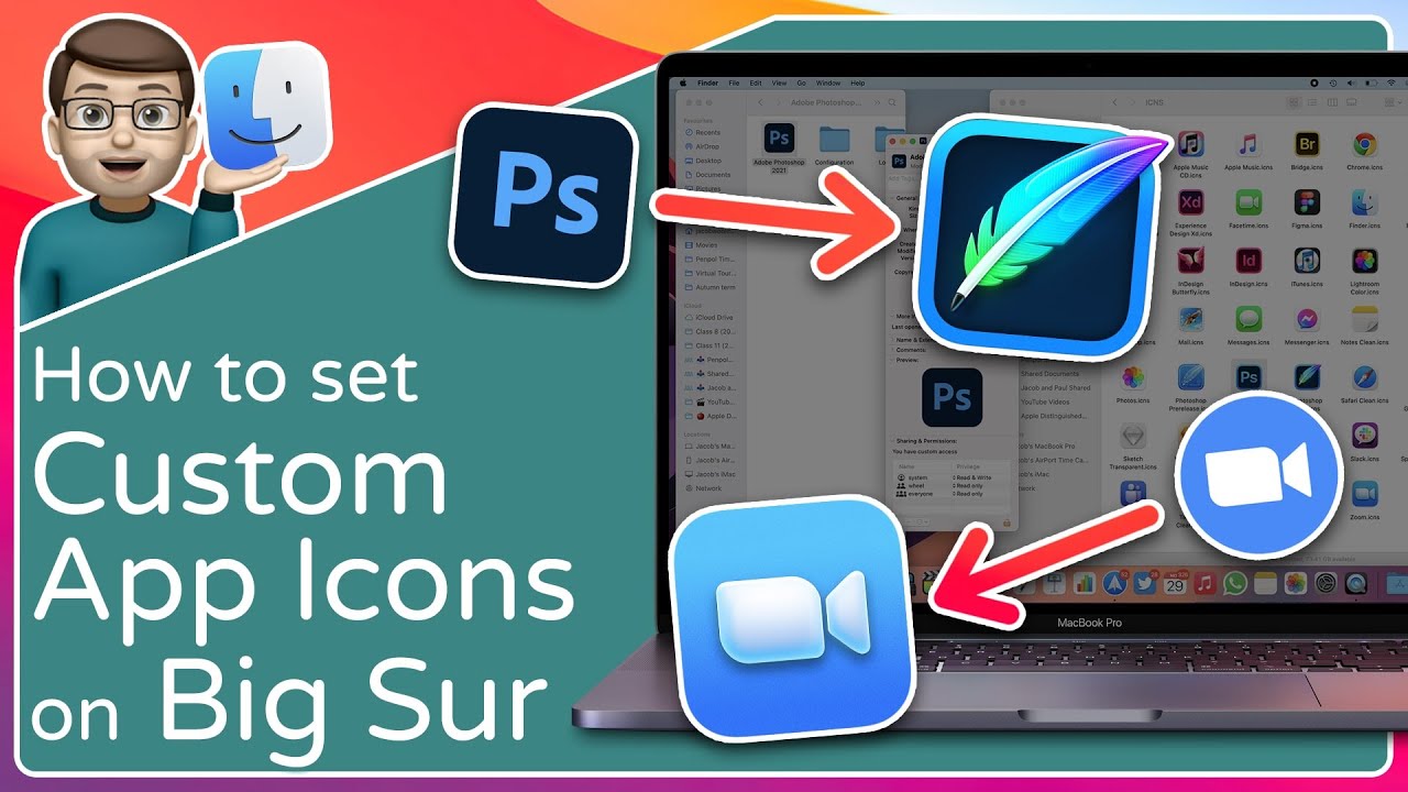 How to set Custom App Icons for Third Party Apps on macOS