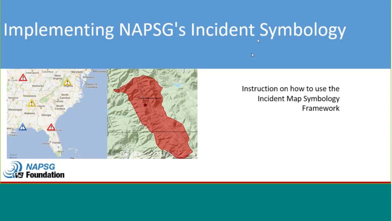 Virtual Training: Implementing Standard Incident Level Symbology (9/18/2017)