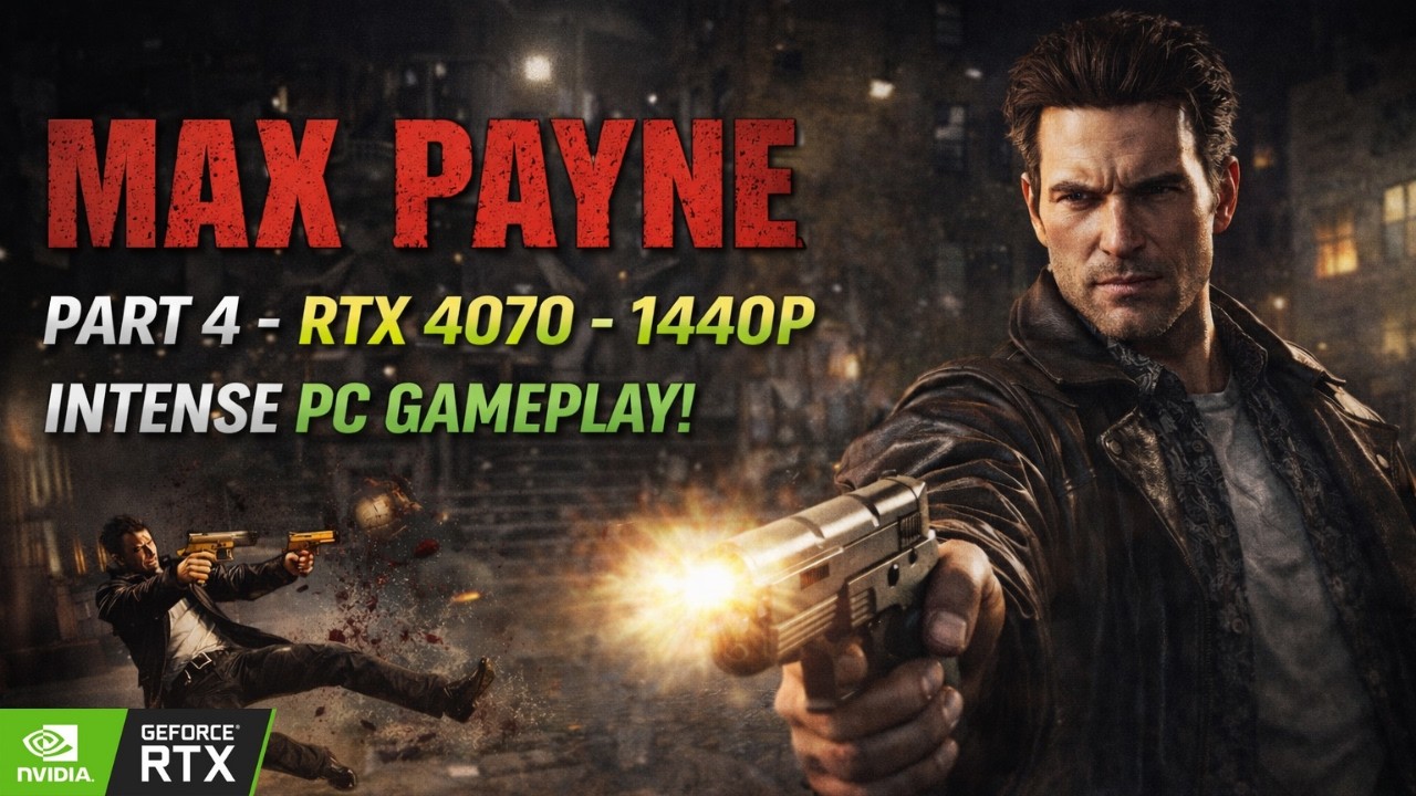 Max Payne Gameplay #4 | RTX 4070 PC Gameplay | 1440P | No Commentary