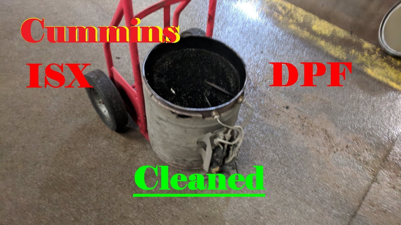 Очистка еще одного сажевого фильтра Cummins