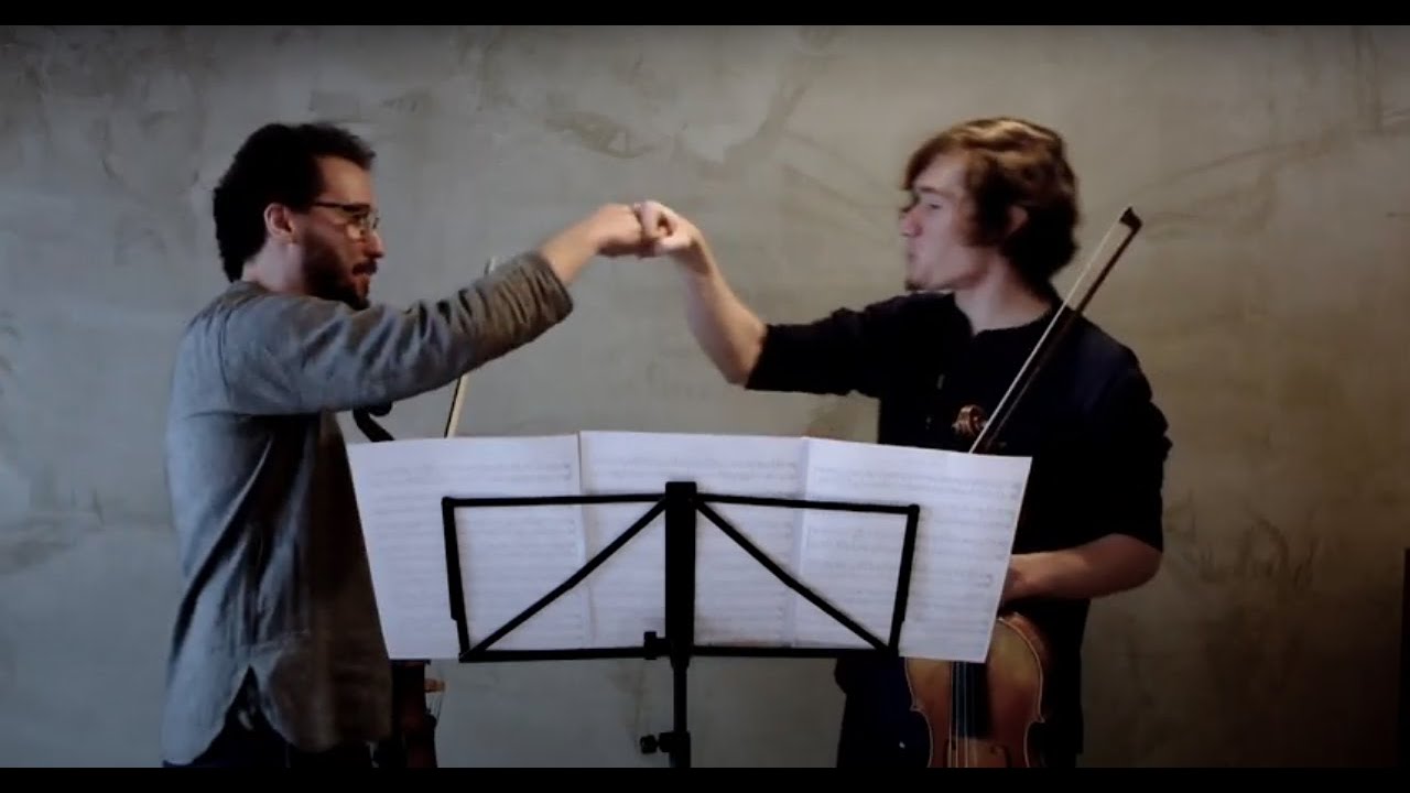 🤜🤛 W.F.Bach Viola Duet in G Major Mvt III - Presto