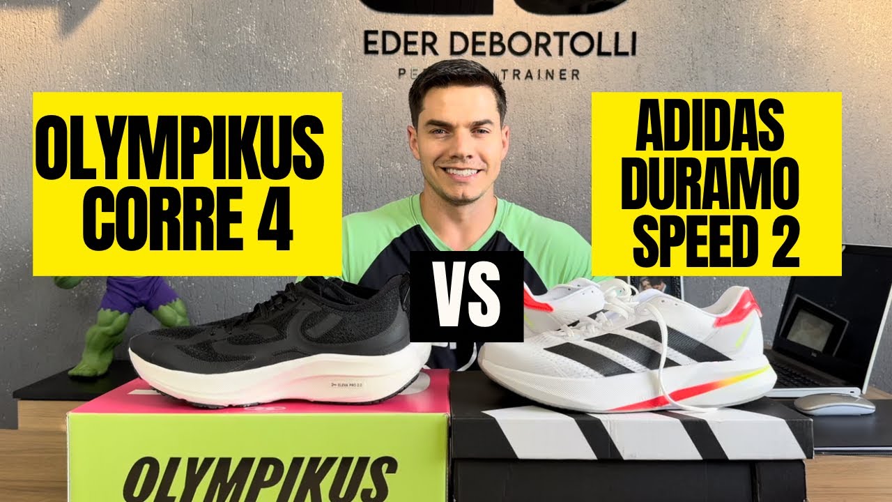 Duramo SPEED 2 ou CORRE 4? #adidas #olympikus #tenisdecorrida