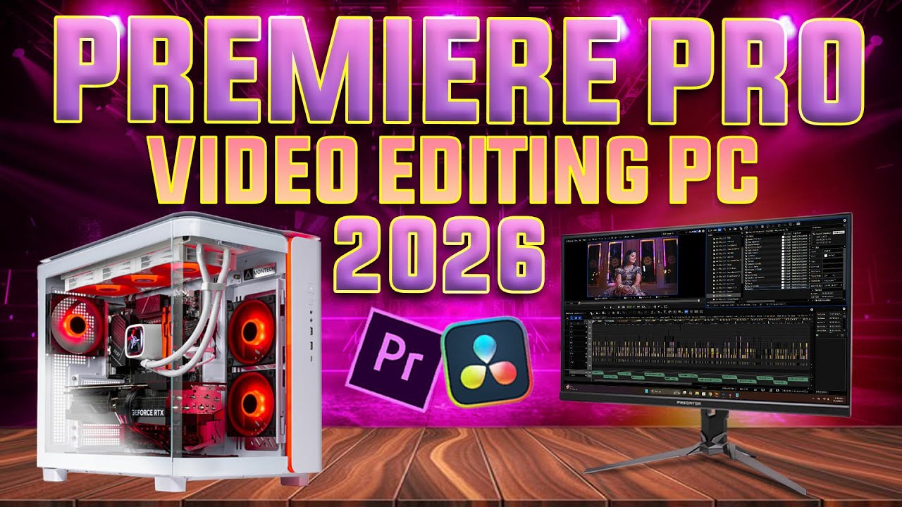 PREMIERE PRO EDITING PC BUILD | SMOOTH 4K EDITING GUARANTEED iNTEL CORE i9 14900K Z790+DDR5 32GB RAM