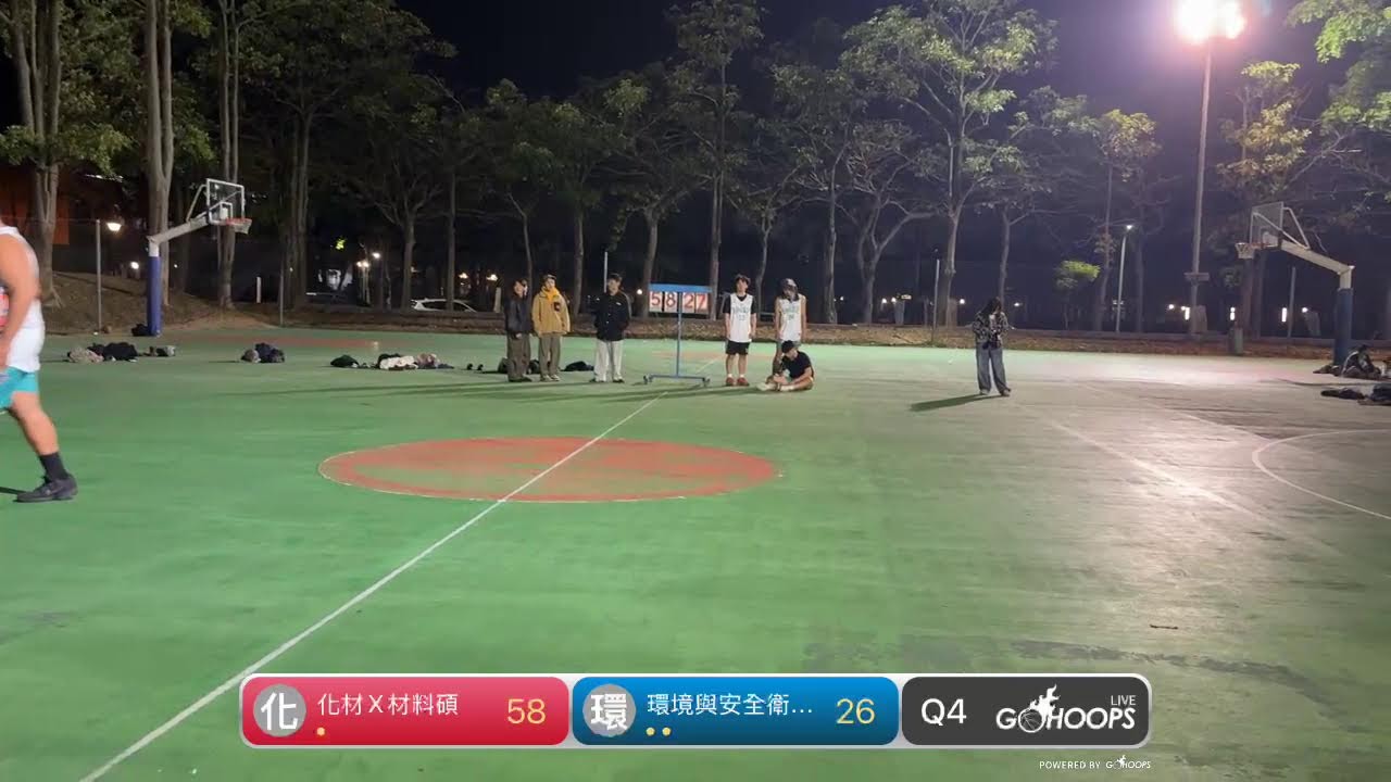 20260310 YTBL雲科大籃球聯賽 20:00 化材X材料碩 VS 環境與安全衛生工程系