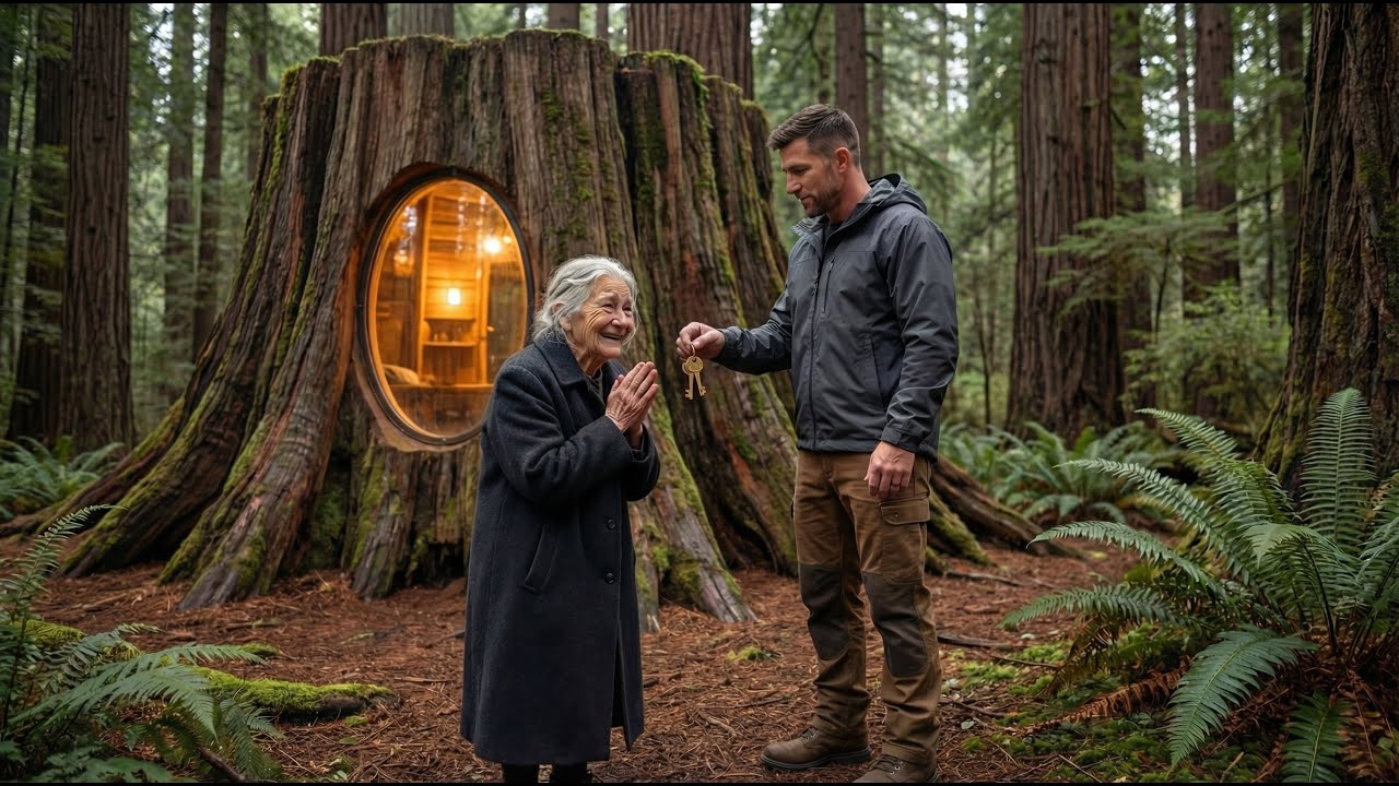 Building a House in the Forest (ASMR) – This Man Saved an Old Woman’s Life by Building a Modern Home