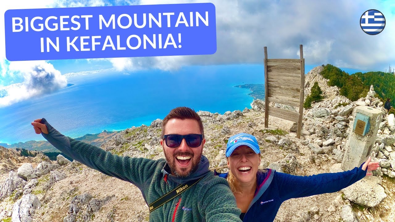 THE BIGGEST MOUNTAIN IN KEFALONIA! Mount Ainos! Panoramic views & Aerial Tour of ST. GEORGES CASTLE