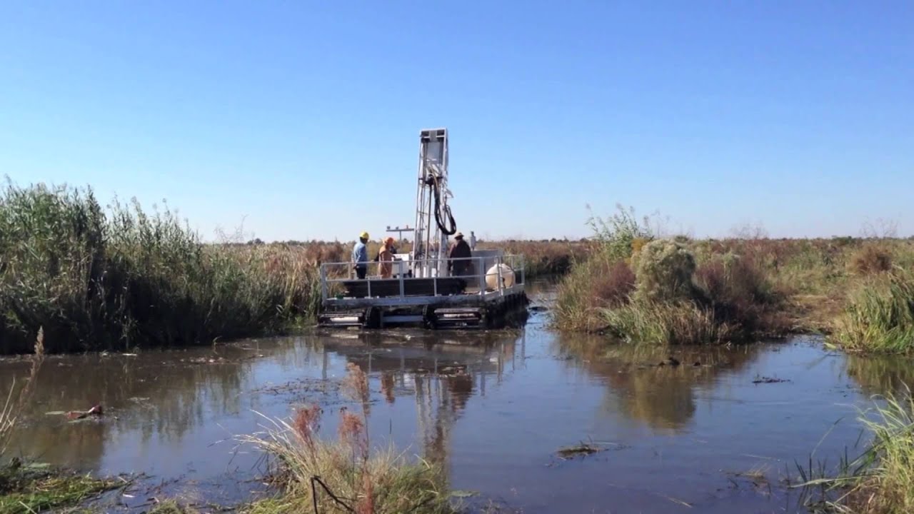 ARDCO Marsh Buggy with Seismic Drill