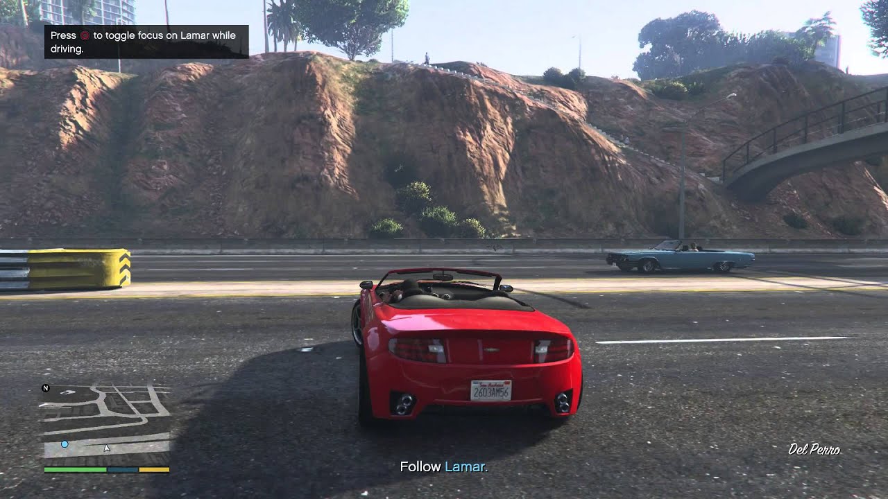 Grand Theft Auto V - 100% Walkthrough Part 2 [PS4] – Mission: Franklin and Lamar