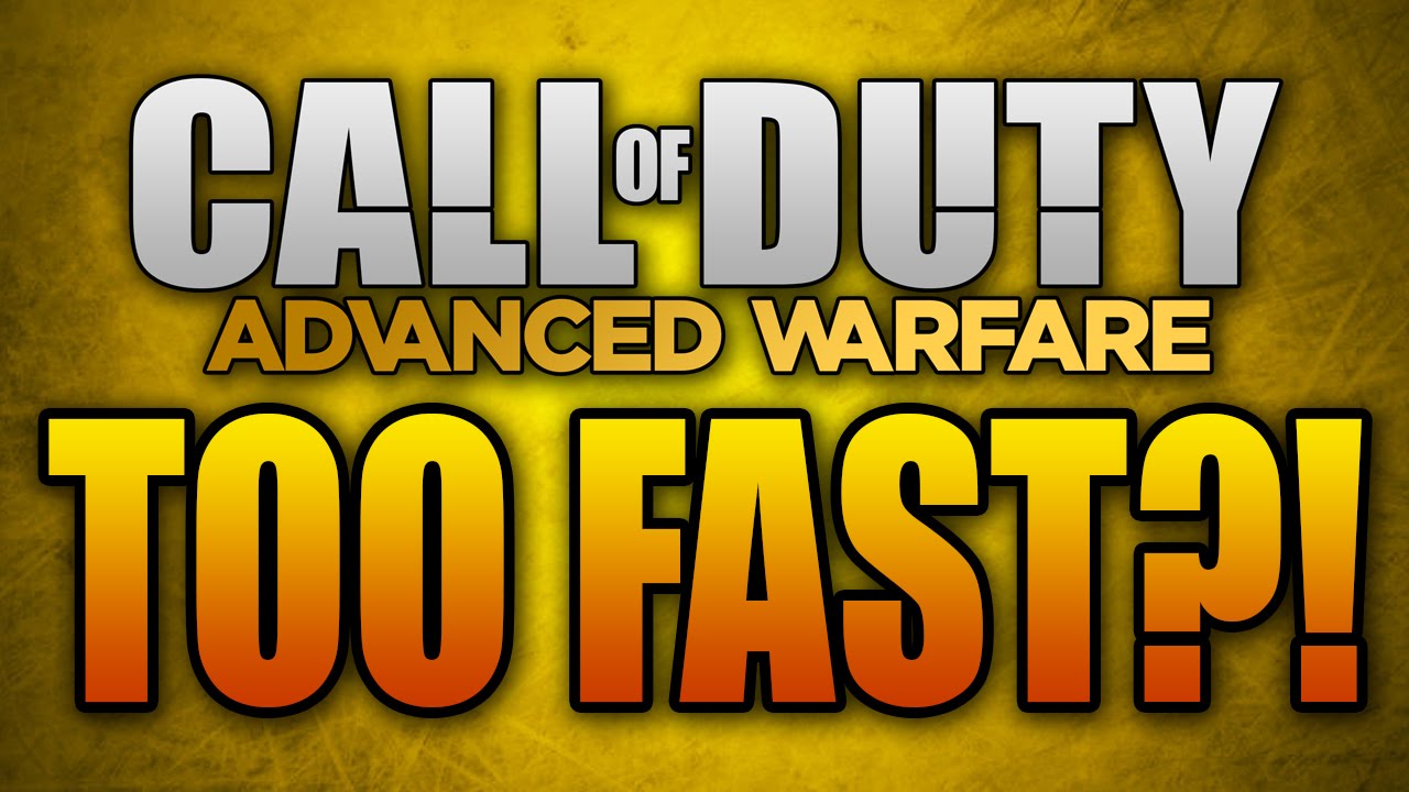 Is Advanced Warfare too Fast? Future Call of Duty Concerns...