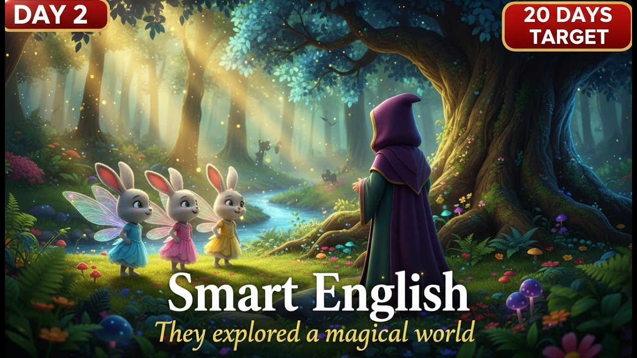 They Explored the Magical World | Learn English Through Story | Day 2