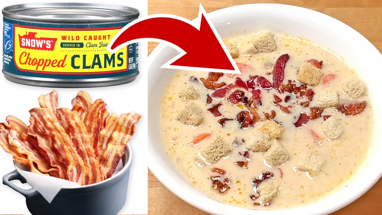 3 Easy Soup Recipes - Easy New England Clam Chowder Recipe & More!