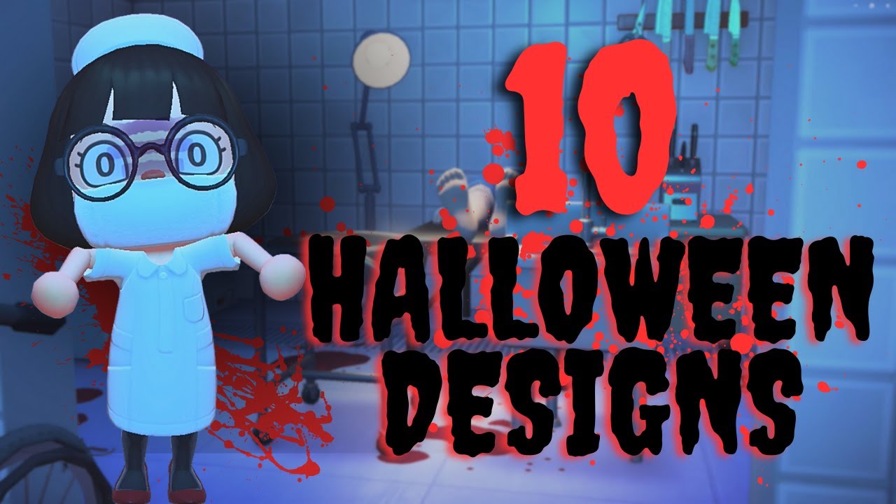 Animal Crossing New Horizons - 10 Halloween Island Design Ideas [GERMAN] #CREEPYCROSSING