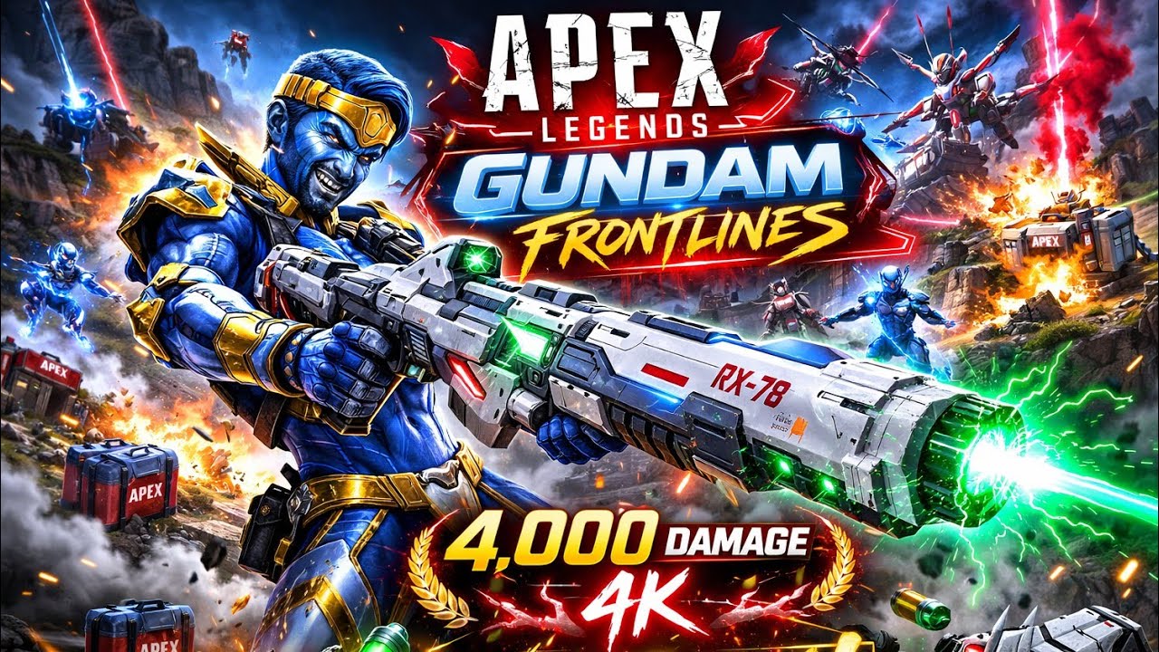 Apex Legends x Gundam Frontlines - BUSTER RIFLE IS FUN #apexlegends 