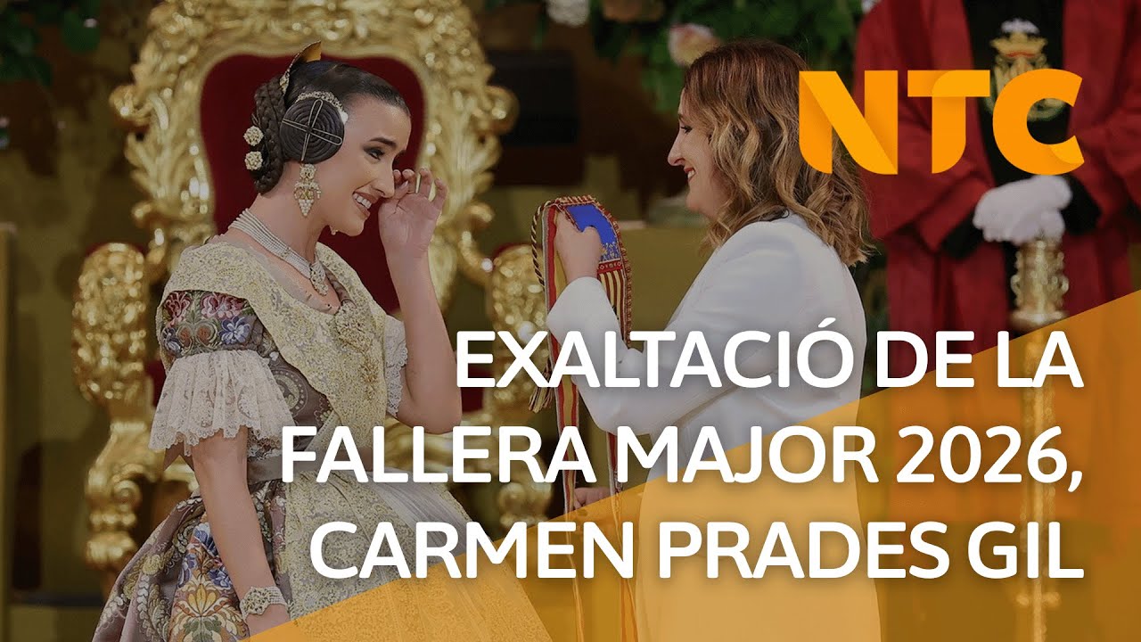 Exaltació de la fallera major de València 2026, Carmen Prades Gil