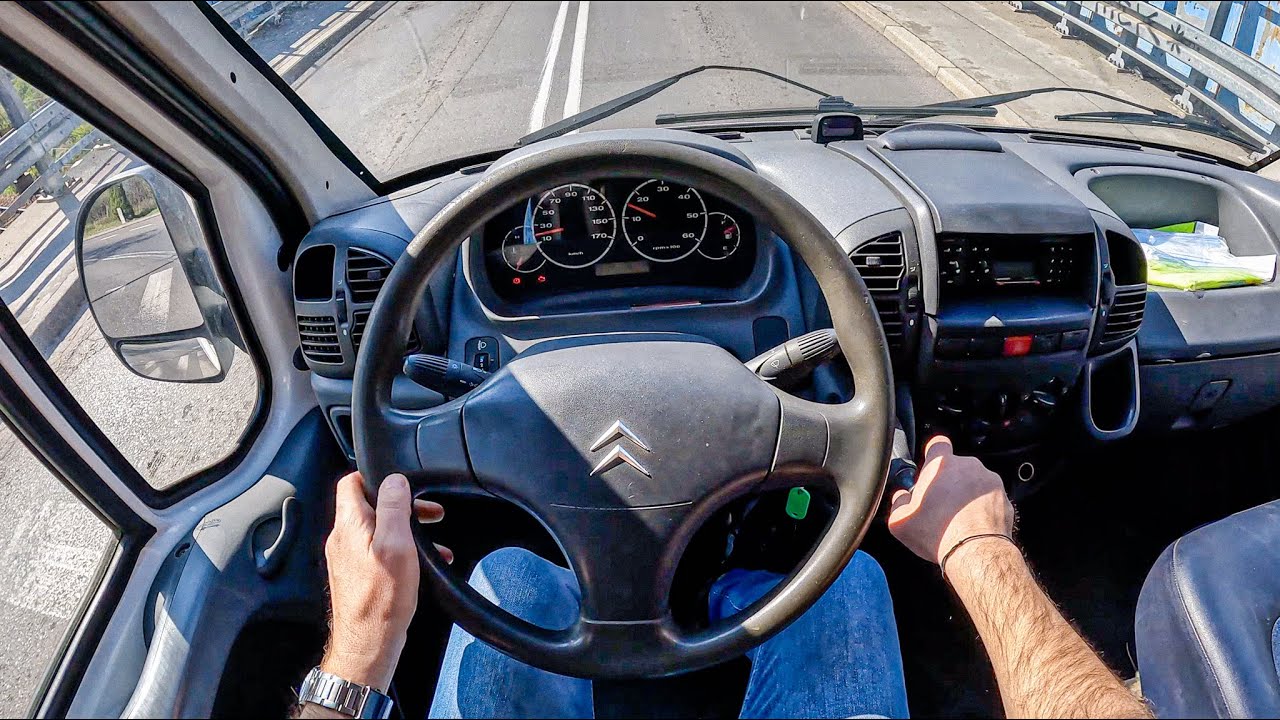 2002 Citroen Jumper [2.8 HDi 128HP] | POV Test Drive #1229 Joe Black