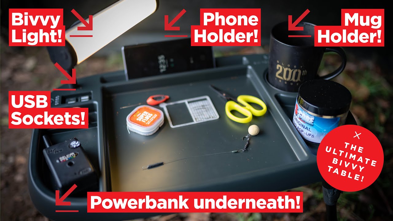 Meet the ULTIMATE carp fishing bivvy table! 😃