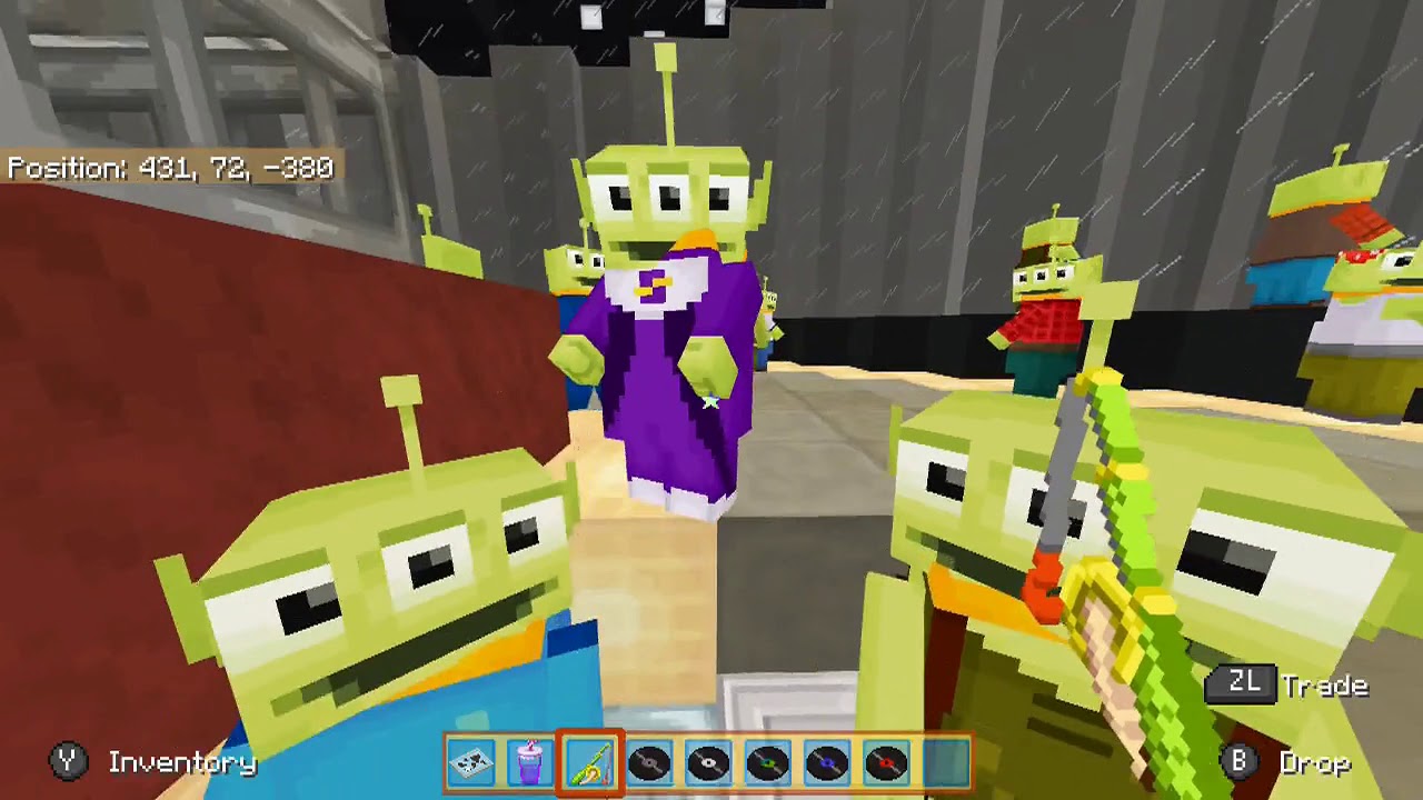 Набор Minecraft Toy Story Mash Up Pack: 12 мест расположения дисков