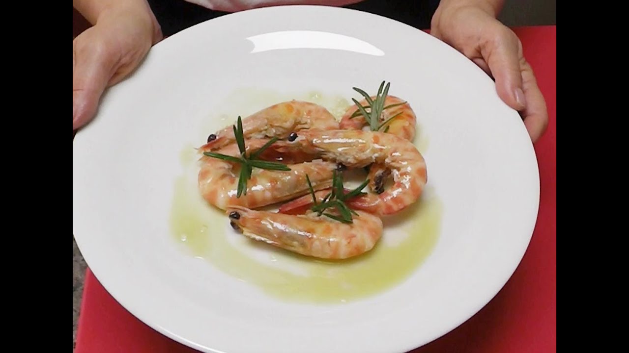 Mazzancolle al rosmarino