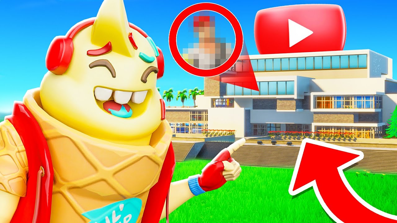 CACHE CACHE dans la VILLA de ce YOUTUBER CONNU !! ( Cache cache Fortnite )