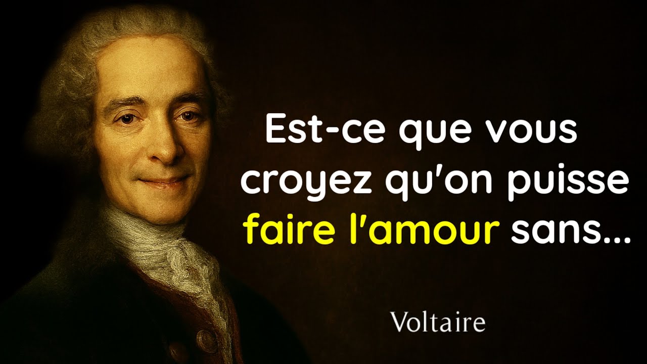 Citations de Voltaire sur la liberté, l’hypocrisie et la bêtise humaine