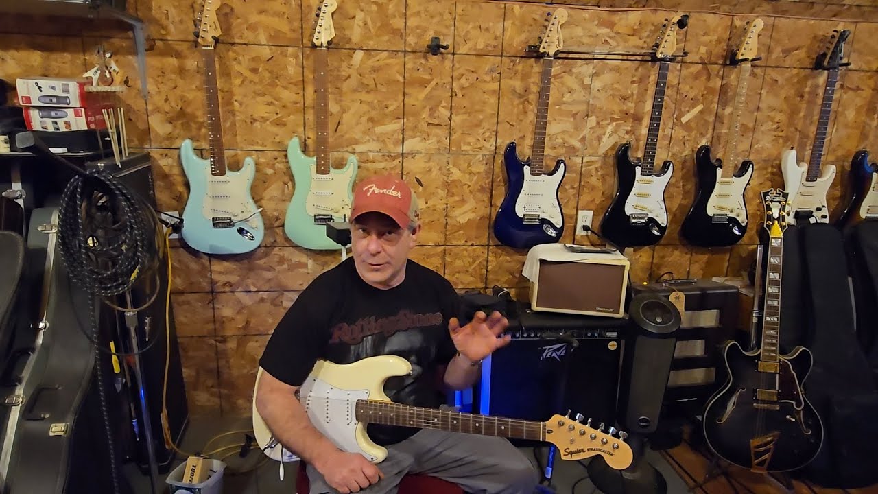 Guitar lesson. 