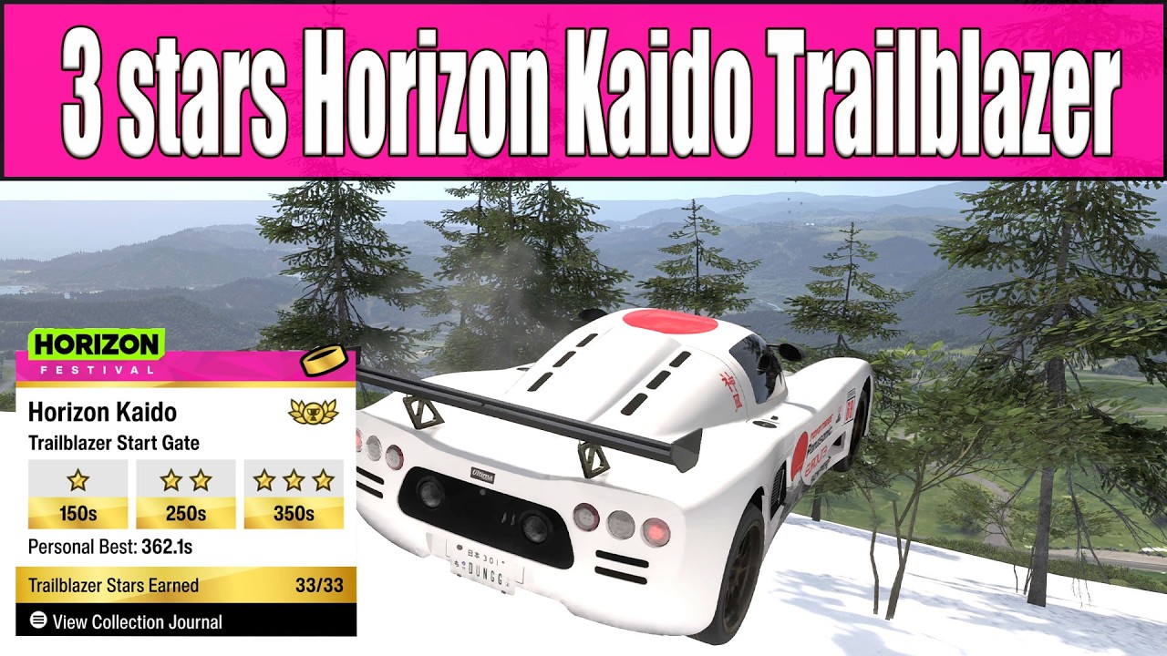 How to get 3 stars Horizon Kaido Trailblazer in Forza Horizon 6