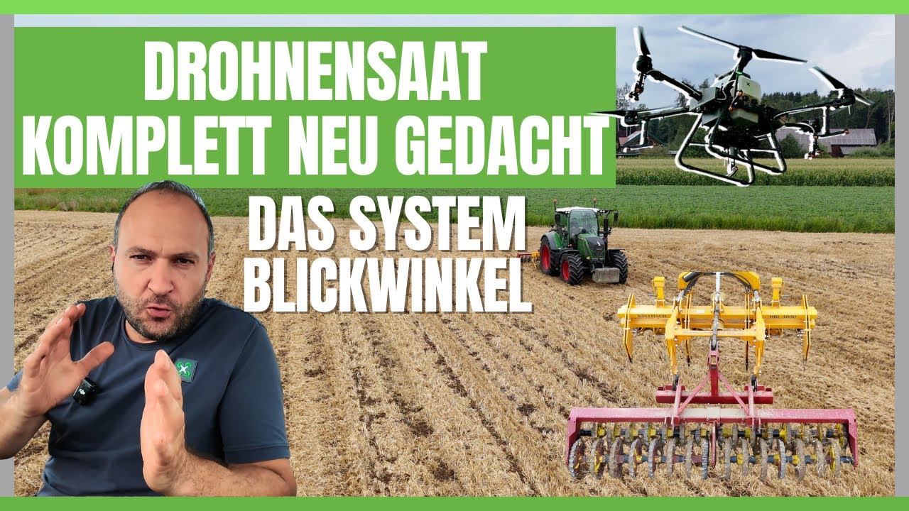 Drohne + Bodenbearbeitung = Fruchtbarer Boden durch smarte Lockerung