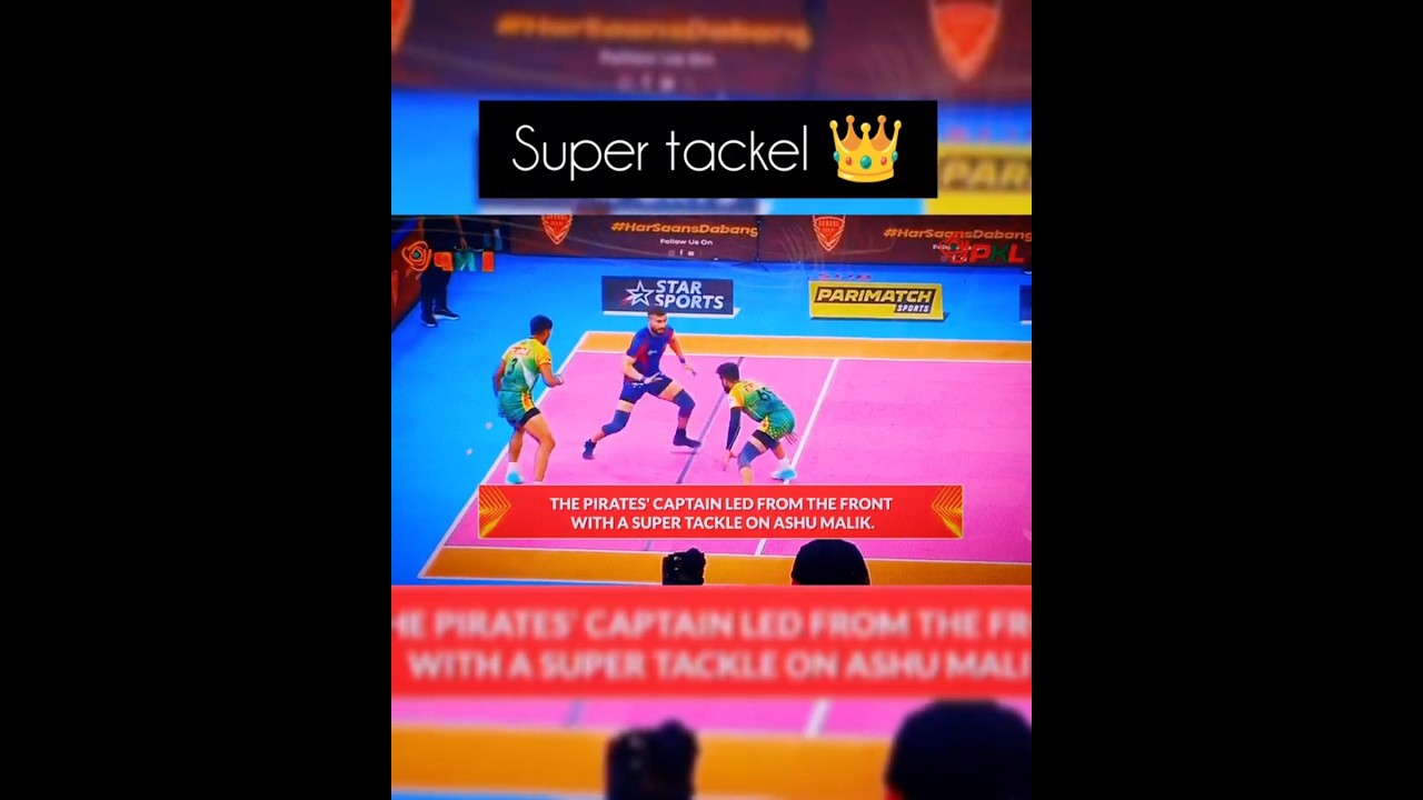 Shubham Singh super tackle in pro Kabaddi 👑 