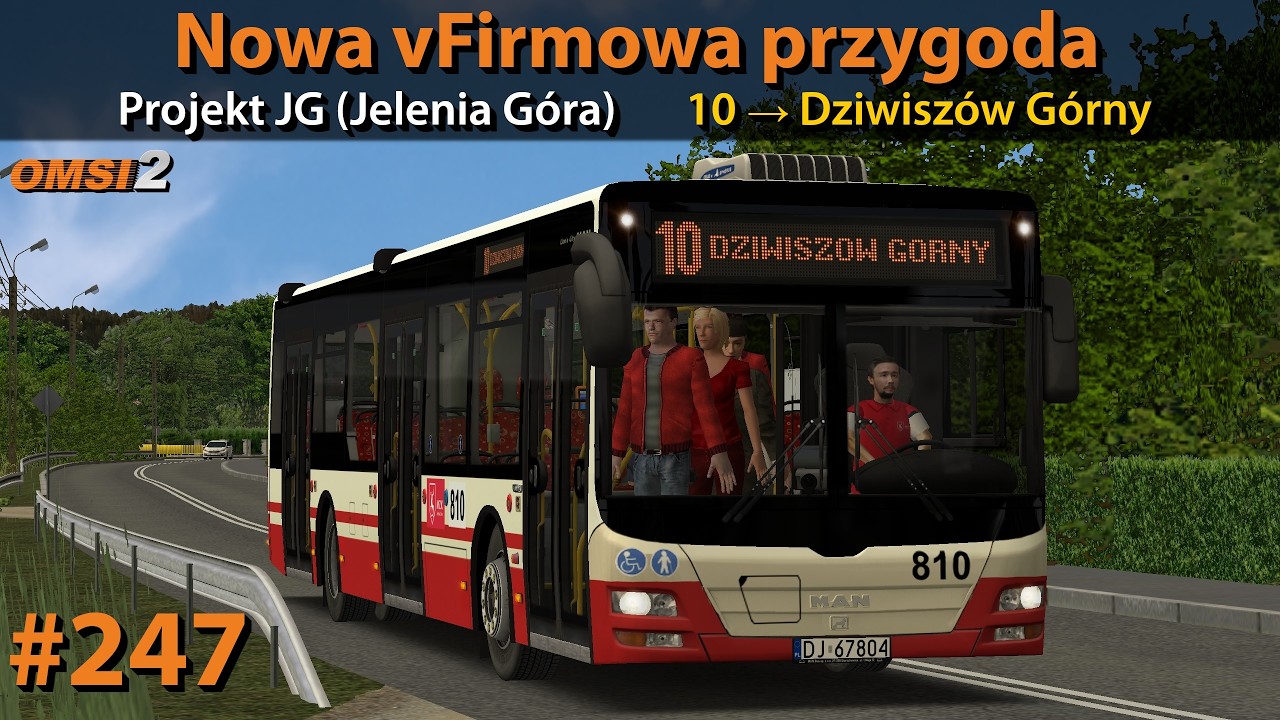 OMSI 2 #247: Nowa vFirmowa przygoda | Projekt JG (Jelenia G&oacute;ra) - 🚍10 | MAN NL293 Lion's City