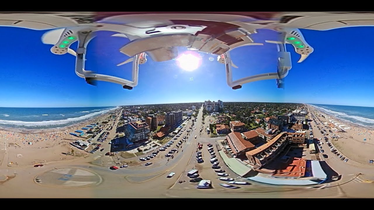 Pinamar Drone Video 360 Grados Costanera