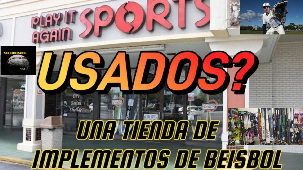 La tienda que Vende productos usados para el Beisbol en Florida! Play it Again Sports #sbvzla